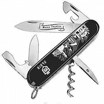 Ніж Spartan City 3D, 91мм/12предм/чорн/штоп/Львів, Vx1.3603.3_M0310d