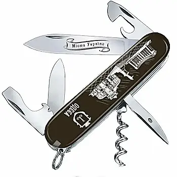 Ніж Spartan City 3D, 91мм/12предм/чорн/штоп/Одеса, Vx1.3603.3_M0340d