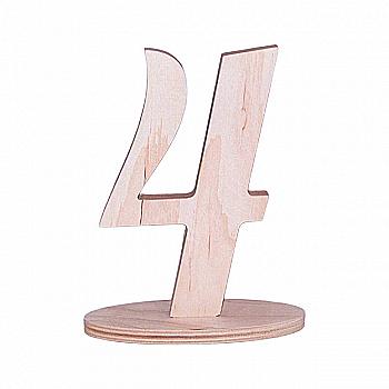 Заготовка Цифра "4" на подставке, 0846