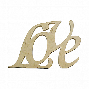 Заготовка Слово "Love", 0019