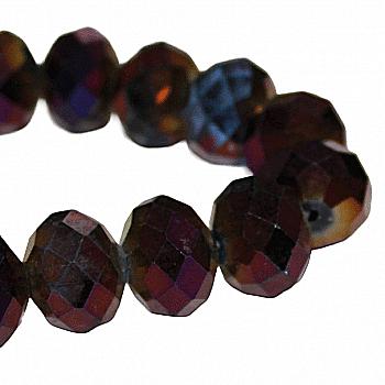 Ожерелье хрустальное на нитке, 11317 PURPLE Crystal Art