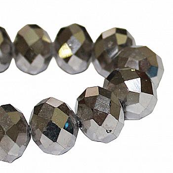 Ожерелье хрустальное на нитке, 11317 SILVER Crystal Art