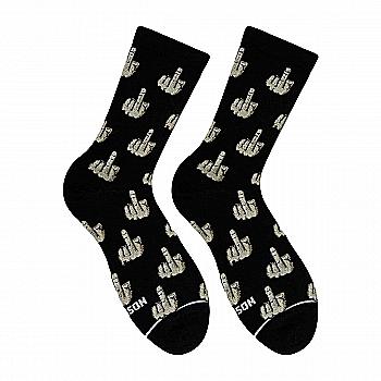 Шкарпетки  "Фак чорні-чорні" р. 36-40, fuckblackblack36