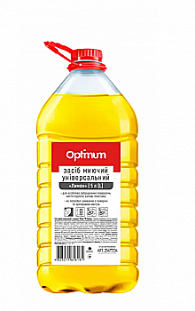 Средство моющее OPTIMUM универсальный ЛИМОН, 5л, 25515080
