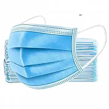 Маска трехслойная медицинская повседневная, 50 шт/упак, 17206670