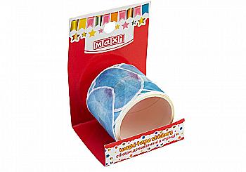 Стікери декоративні "Блакитні пелюстки" в стрічці на клейкій основі