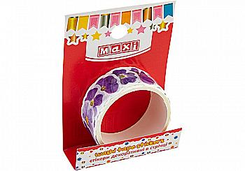 Стікери декоративні "Бузкові квіти" в стрічці на клейкій основі