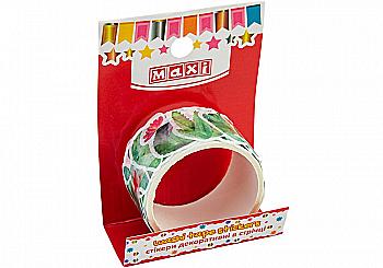 Стікери декоративні "Кактуси" в стрічці на клейкій основі