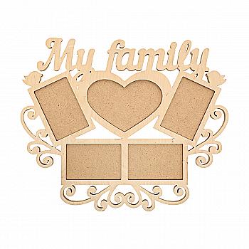 Заготовка Коллаж "My family", 1625
