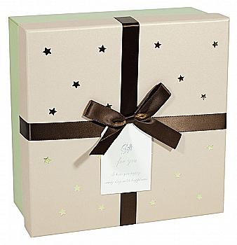 Подарункова коробка квадратна сер., в асорт., JKZ-50,40,36,37