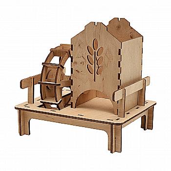 Заготовка деревянная Чайный домик Водяная мельница, 702522