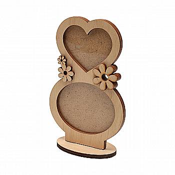 Заготовка деревянная Фоторамка Мамочке "С 8 марта!", Ф18