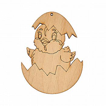 Заготівка дерев’яна Підвіска "Курча", ПР-П27