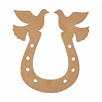 Заготовка деревянная Подкова МДФ, 0735