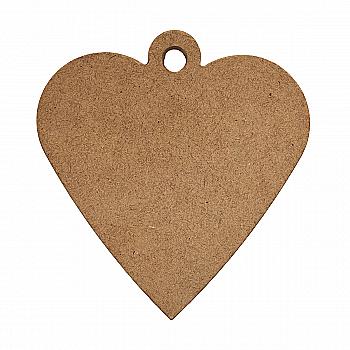 Заготовка деревянная Сердце 6 мм