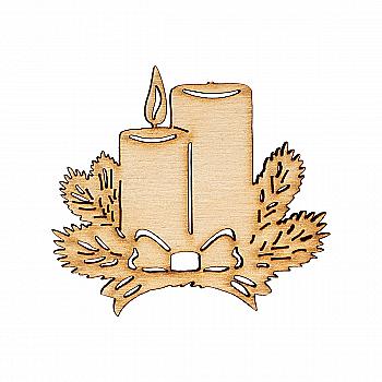 Заготівка дерев’яна Підвіска "Свічки", НГ181