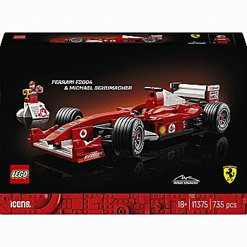 Конструктор Lego Icons "Ferrari F2004 та Michael Schumacher", 11375