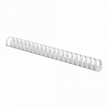 Пружина пластикова d 28 мм ТМ"Buromax" біла 50 шт. BM.0509-12