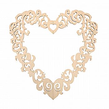 Заготівка Рамка "Серце", 0907