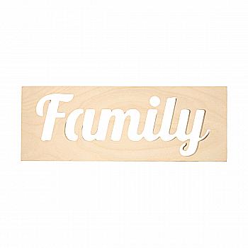 Заготівка Слово "Family", 1618