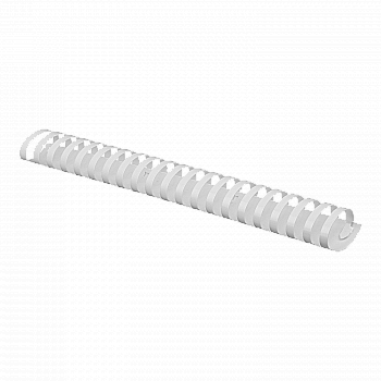 Пружина пластикова d 38мм, біла, 50 шт., BM.0511-12