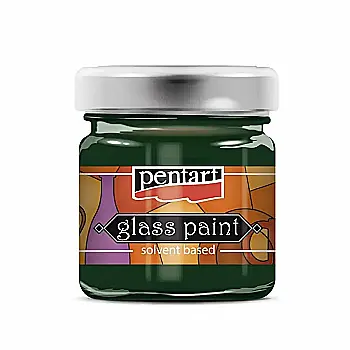 Фарба вітражна на основі розч. холодної фіксації, Зелена, 30 мл, Pentart