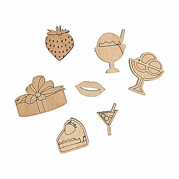 Міні-заготовка Вечірка, фанера, 1 шт, Rosa Talent (10)