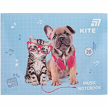 Зошит для нот А5, 20 арк, SP, SP26-405