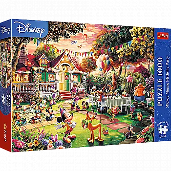 Пазли "1000 Premium Plus" - Disney День народження Міккі Мауса, Trefl, 10915