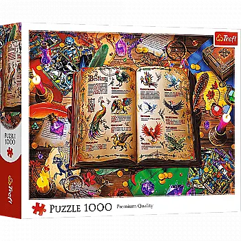 Пазли "1000" - Атлас фантастичних птахів, Trefl, 10980