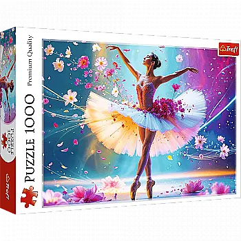 Пазли "1000" - Танцююча балерина, Trefl, 10954