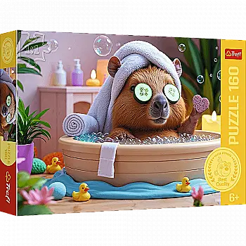 Пазли "160" - Капібара в СПА, Trefl, 15433