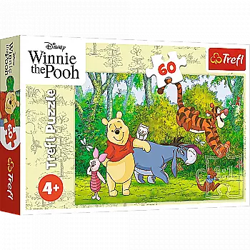 Пазли "60" - Disney Winnie the Pooh Смачний мед, Trefl, 17411