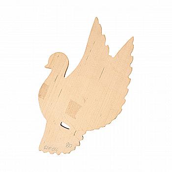 Заготівка дерев’яна декупажна "Голуб", 0136