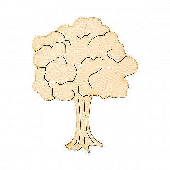 Заготівка дерев’яна "Альпійське село, дерево-4", R092