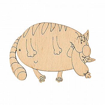 Заготівка дерев’яна "Нас і тут непогано годують", ZS023