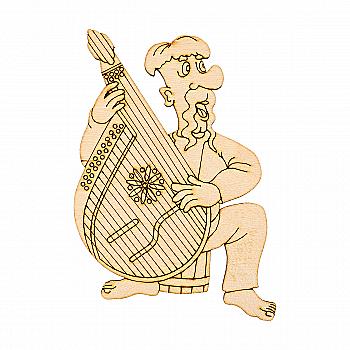 Заготівка дерев’яна "Музики 1" 75*95 мм, UA10-035