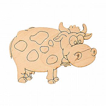 Заготівка дерев’яна "Корівка 1", 100*90 мм, LK10-031