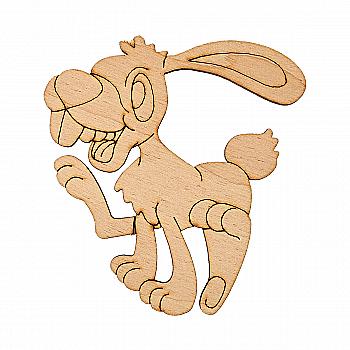 Заготівка дерев’яна "Заєць - побігаец", 93*86 мм, LK10-030