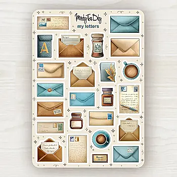 Стікер лист з наклейками MriyTaDiy, My Letters