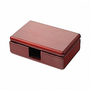 Бокс для візиток 1315 WDM черв. дерево