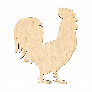 Заготівка дерев’яна Петушок підвіска, 702483