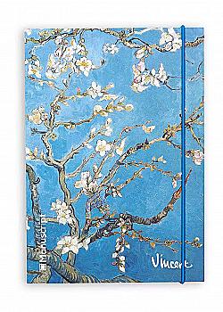 Скетчбук А5 Van Gogh 1890 Plus, 150 г/м², 160 арк. на гумці, кремовий, Manuscript