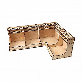 Заготівка дерев’яна Органайзер кутовий під фарби, 702561