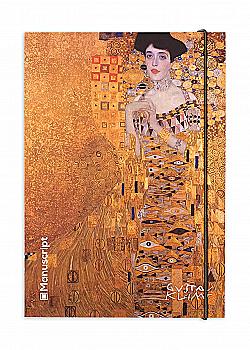 Скетчбук А5 Klimt 1907-1908 Plus, 150 г/м², 160 арк. на гумці, кремовий, Manuscript