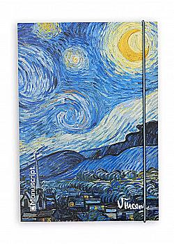 Скетчбук А5 Van Gogh 1889 S Plus, 150 г/м², 160 арк. на гумці, кремовий, Manuscript