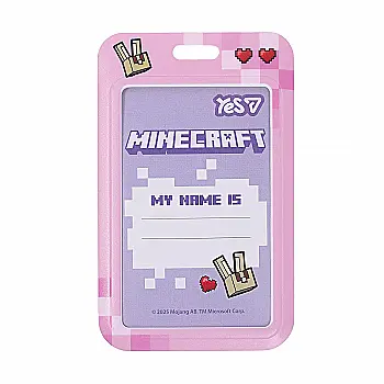 Бейдж YES без стрічки, вертикальний "Minecraft. Spring" слайдер, 940411