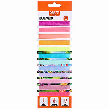 Закладки для книг Yes "Orange Line" 12 шт., пастельні кольори, 708851