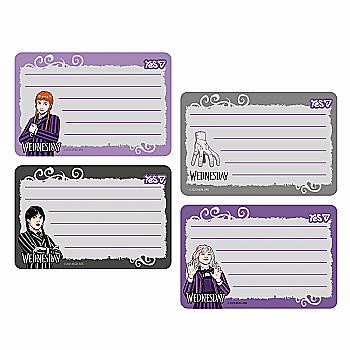 Наклейки на тетради Yes "Wednesday" 8 шт/уп, 955530