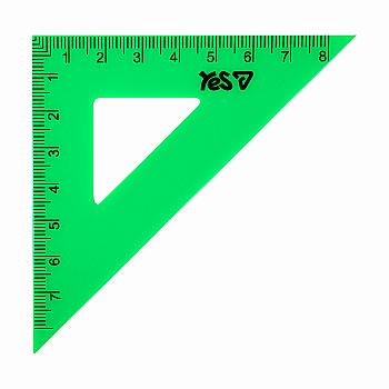 Трикутник  Yes "Orange Line" рівнобедрений флуор. 8 см, 370738